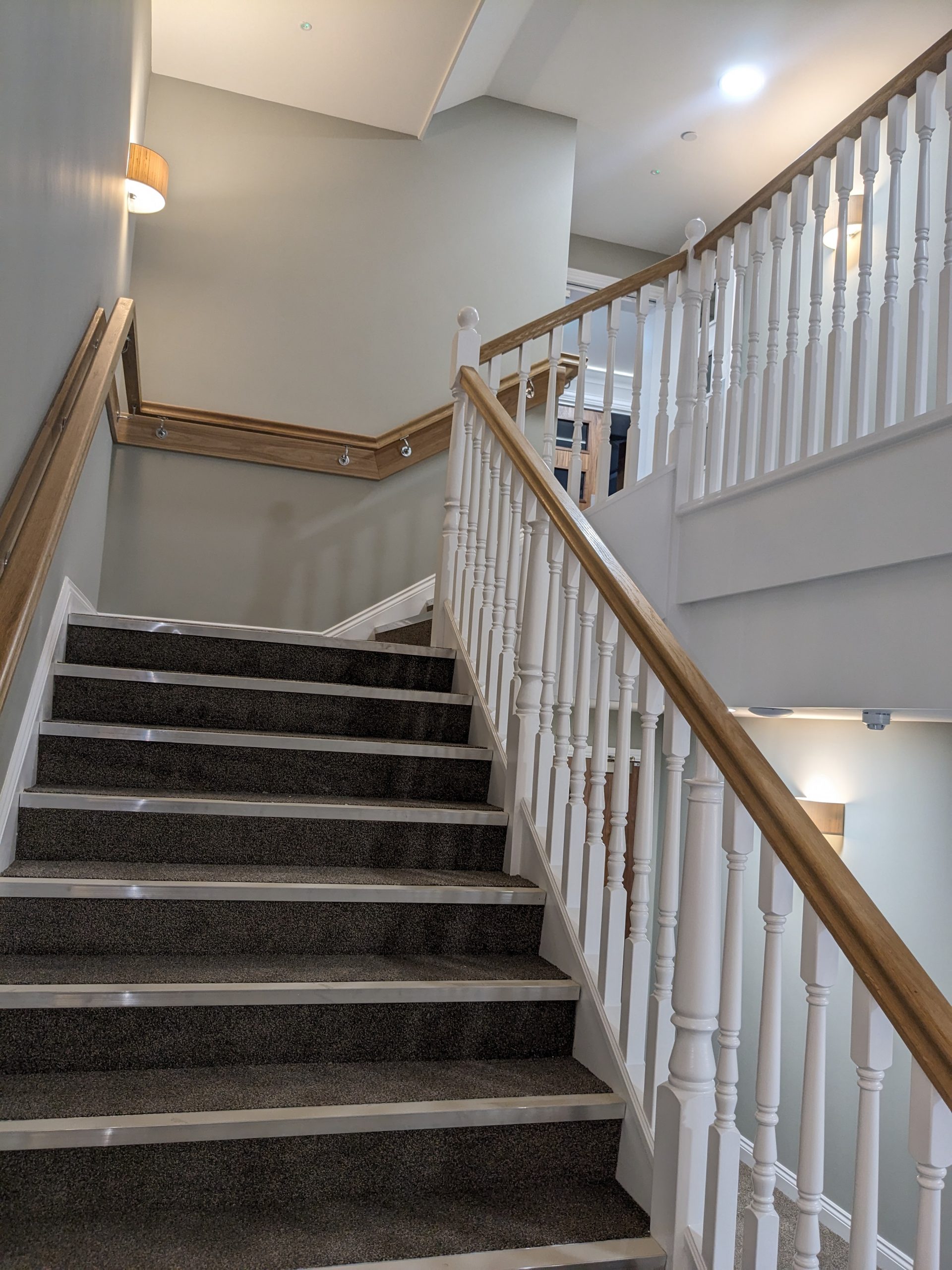 A commercial staircase installation